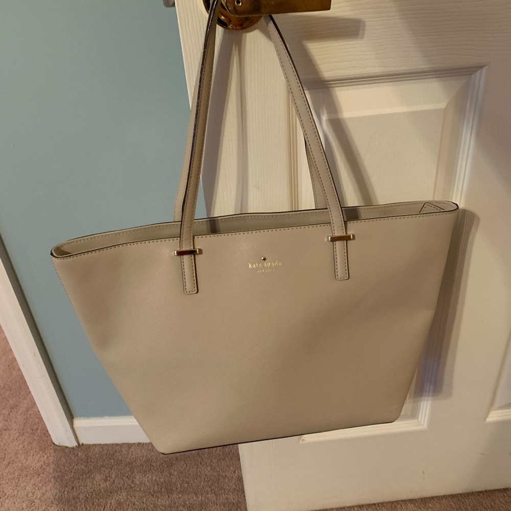 Kate Spade medium tote in beige